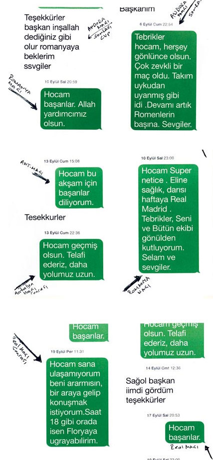 Fatih Terim'i Galatasaray'dan kopartan mesajlaşma